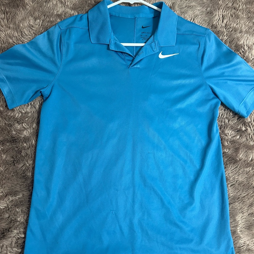 Nike Light Blue Dri-FIT Top